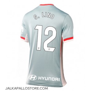 Atletico Madrid Samuel Lino #12 Vieraspaita Naisten 2024-25 Lyhythihainen